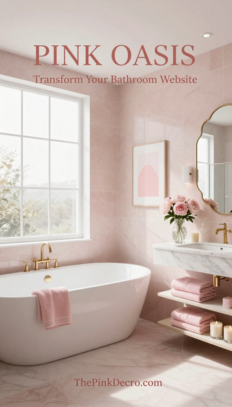 Pink Bathroom Decor - Bathroom - The Pink Decor