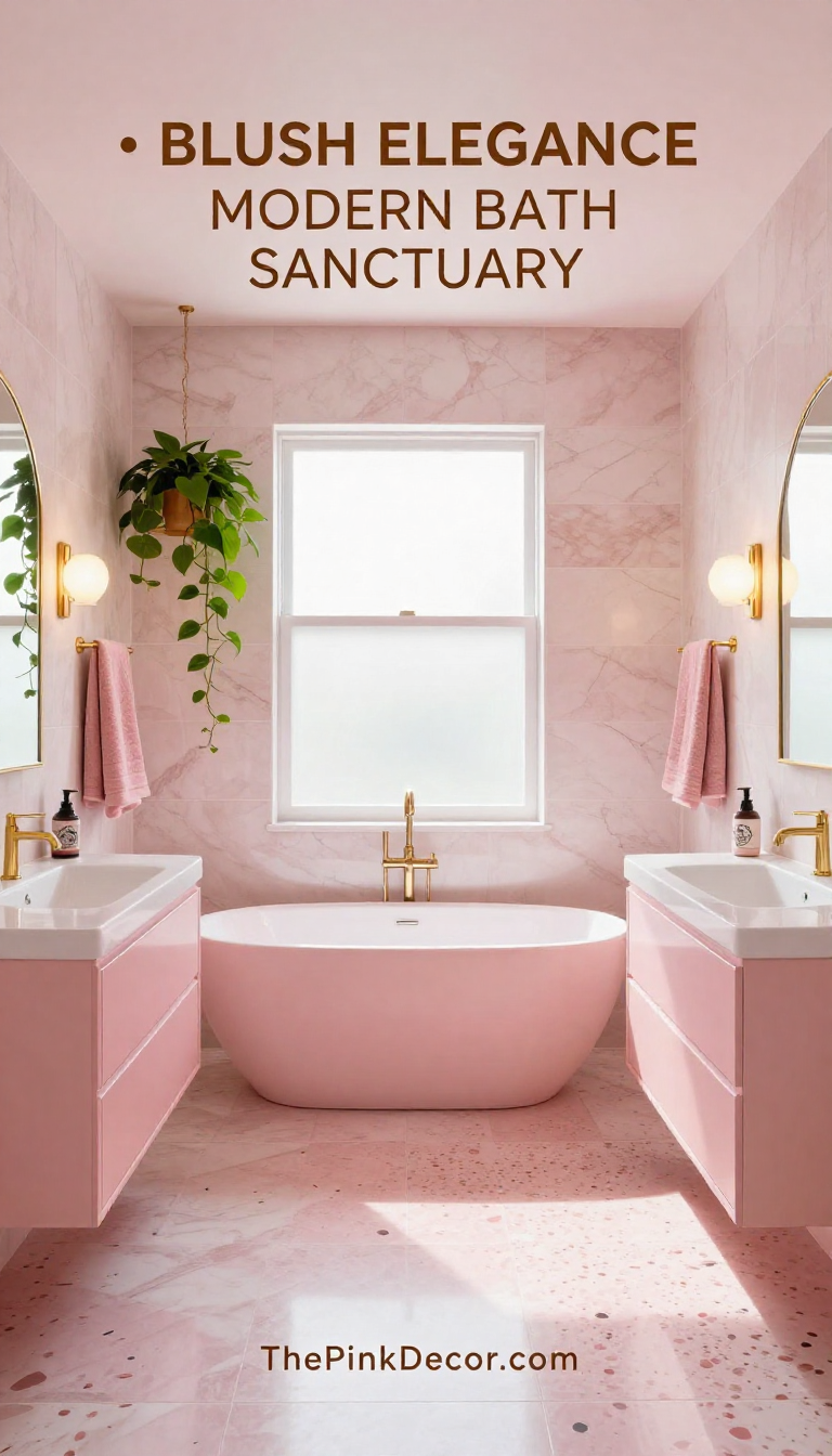 Pink Bathroom Decor - Bathroom - The Pink Decor