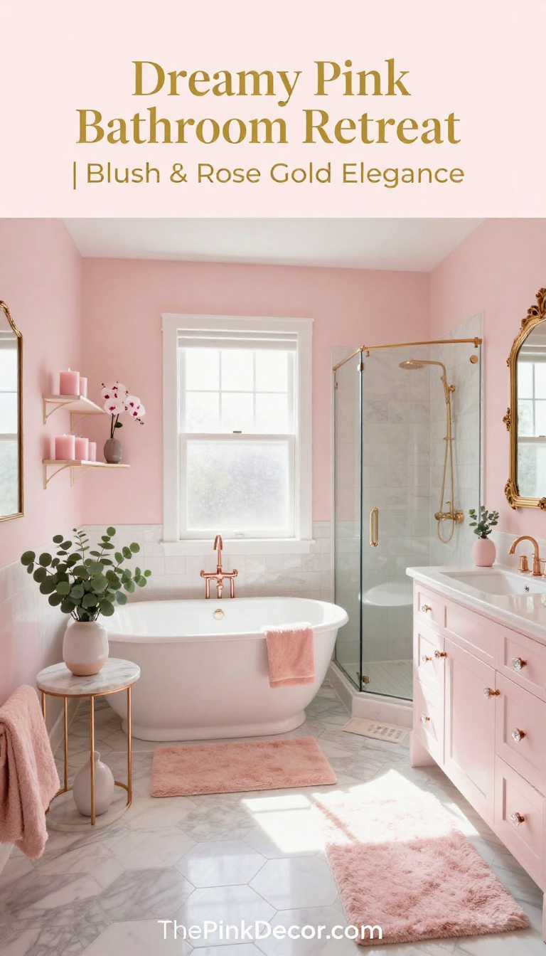 Pink Bathroom Decor - Bathroom - The Pink Decor