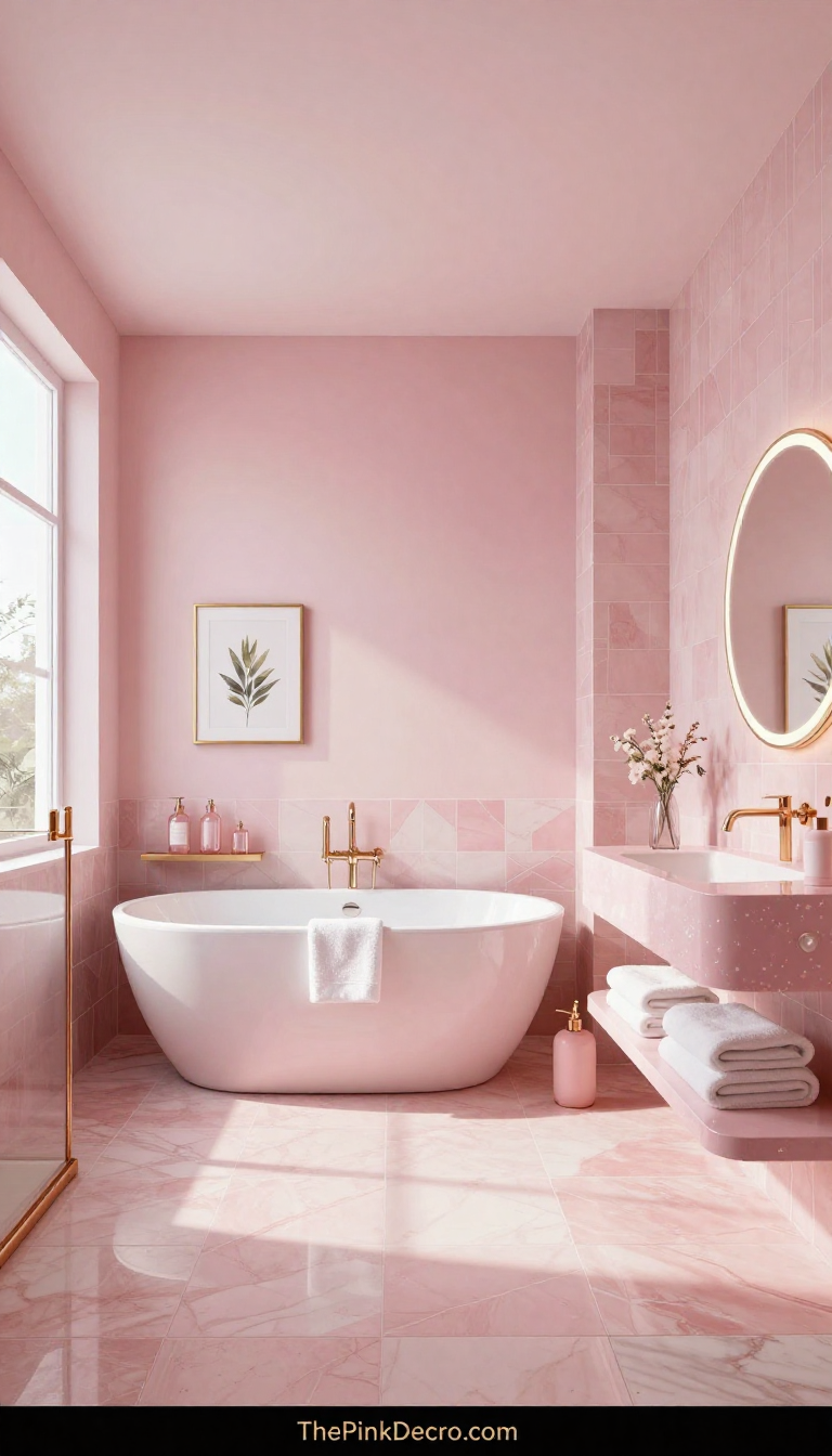 Pink Bathroom Decor - Bathroom - The Pink Decor