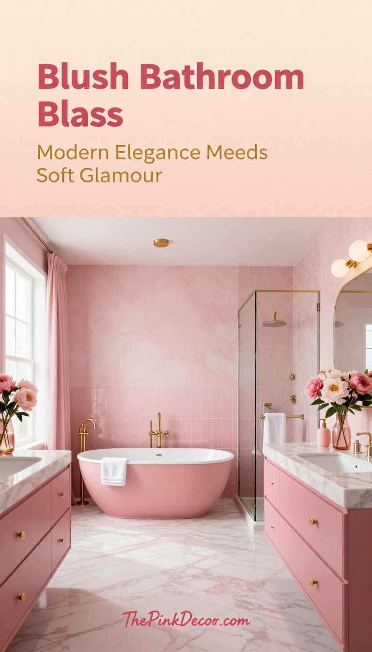 Pink Bathroom Decor - Bathroom - The Pink Decor
