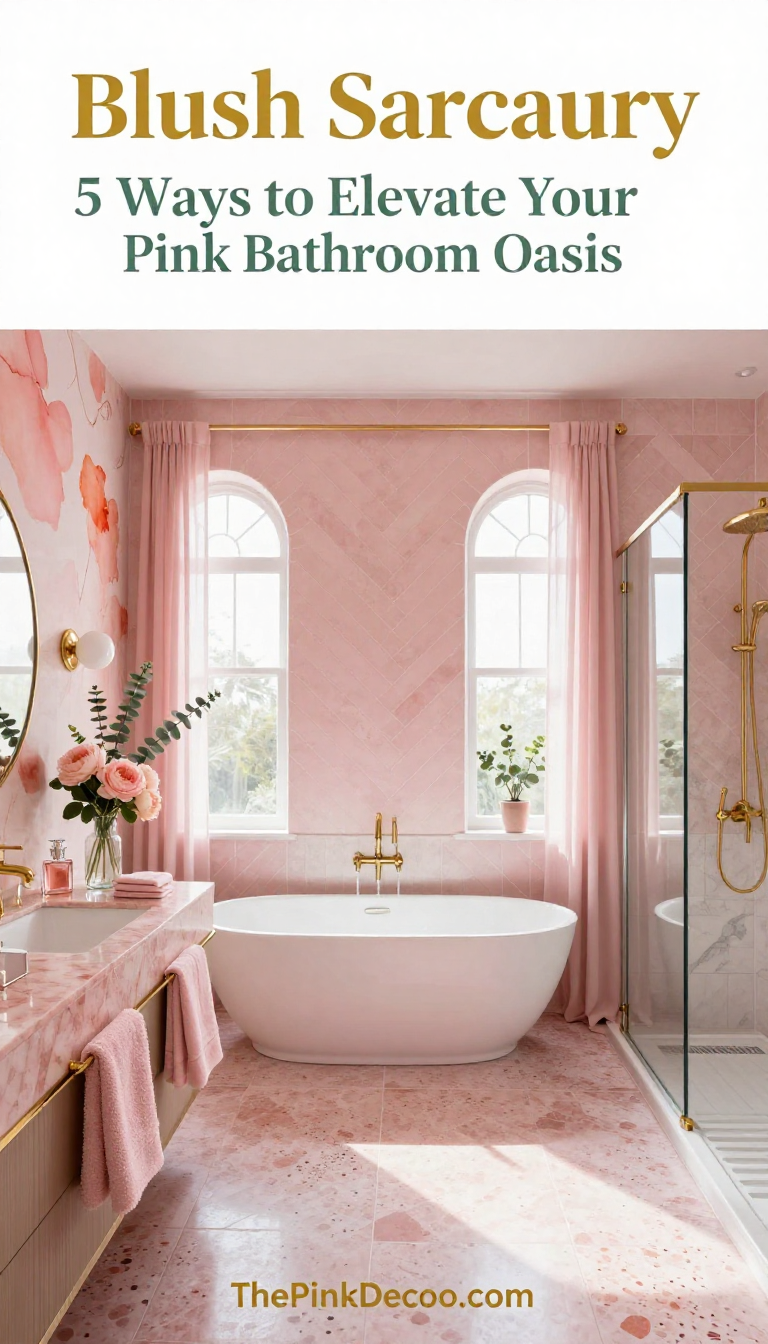Pink Bathroom Decor - Bathroom - The Pink Decor