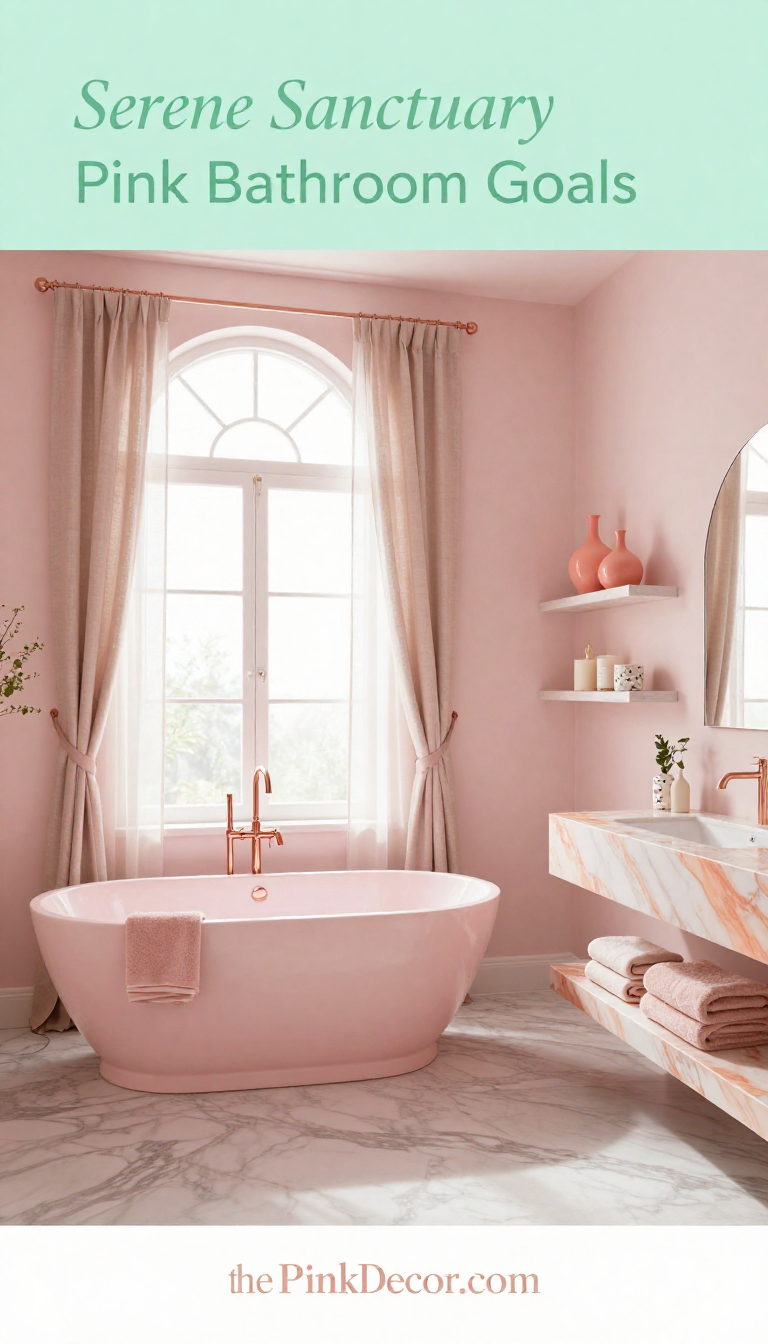 Pink Bathroom Decor - Bathroom - The Pink Decor
