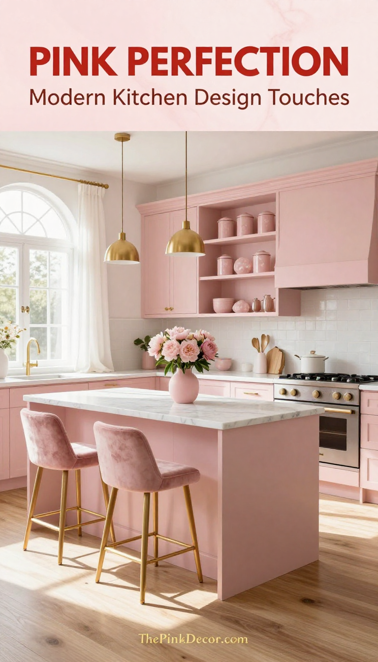 Pink Kitchen Design Inspiration - Kitchen - The Pink Decor