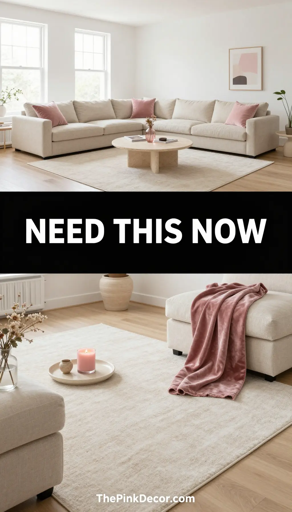 Monochromatic Dusty Rose Velvet Sanctuary - Dressing Room - The Pink Decor